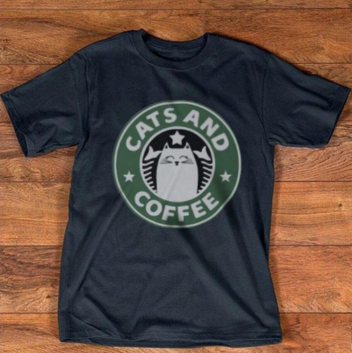 Cats And Coffee T-Shirt