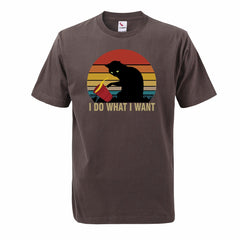 "I Do What I Want" Cat T-Shirt