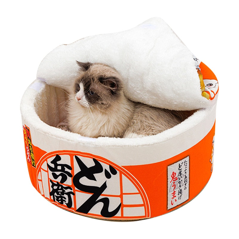 Ramen Noodle Cat Bed