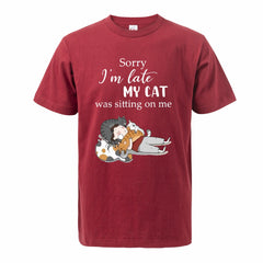"My Cat Was Sitting On Me" T-Shirt