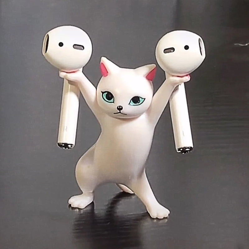 Funny Cat AirPods Holder