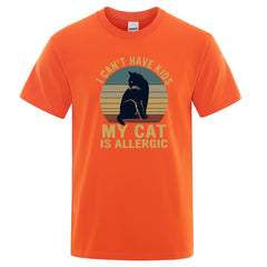 "I Can't Have Kids" Cat T-Shirt