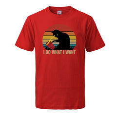 "I Do What I Want" Cat T-Shirt