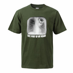 "The X-Ray Of My Heart" Cat T-Shirt