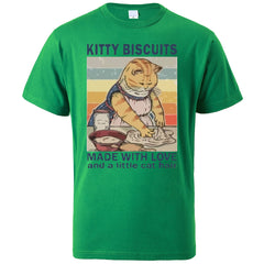 Kitty Biscuits Cat T-Shirt