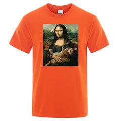 Mona Lisa Cat T-Shirt