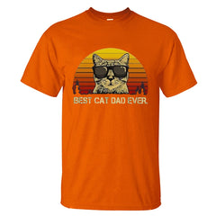 "Best Cat Dad Ever" T-Shirt