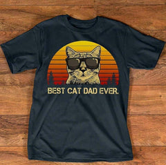 "Best Cat Dad Ever" T-Shirt