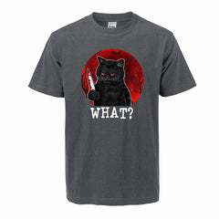 "What?" Funny Cat T-Shirt