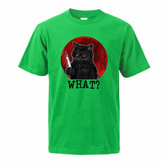 "What?" Funny Cat T-Shirt