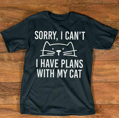 "I Have Plans With My Cat" T-Shirt