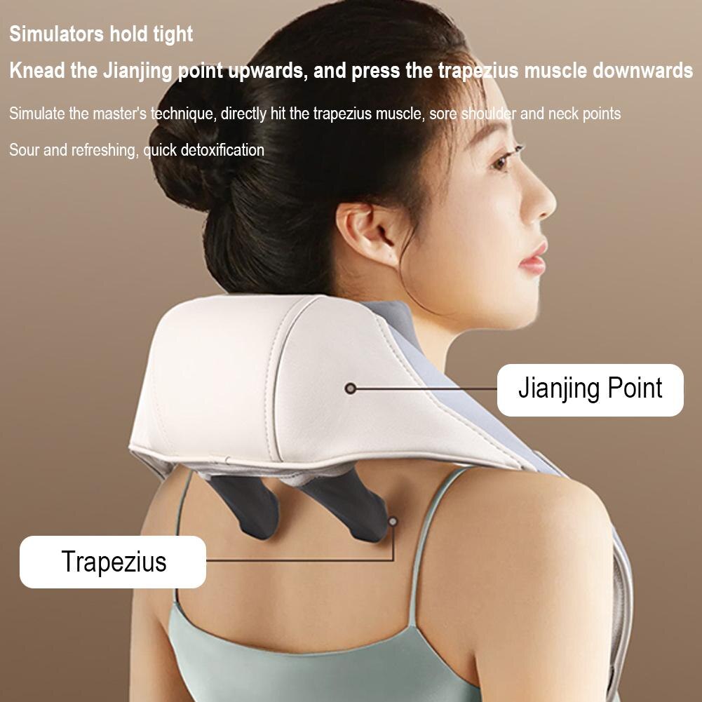 Stress Relieving And Soothing Neck And Shoulder Massager - [With